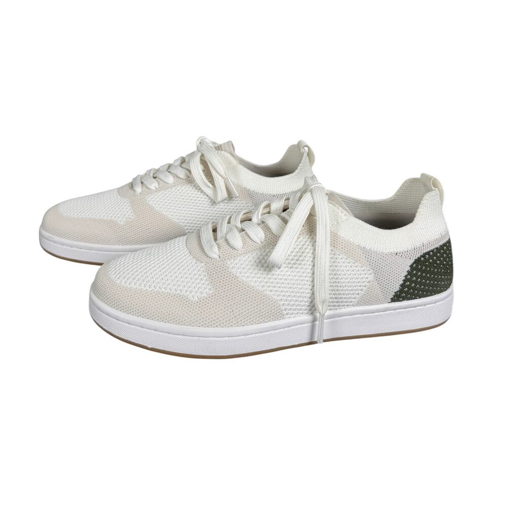 Suavs The 247 Sneaker White Colorblock Women’s 9.5 Casual Comfort Lace-Up Knit - Picture 6 of 12